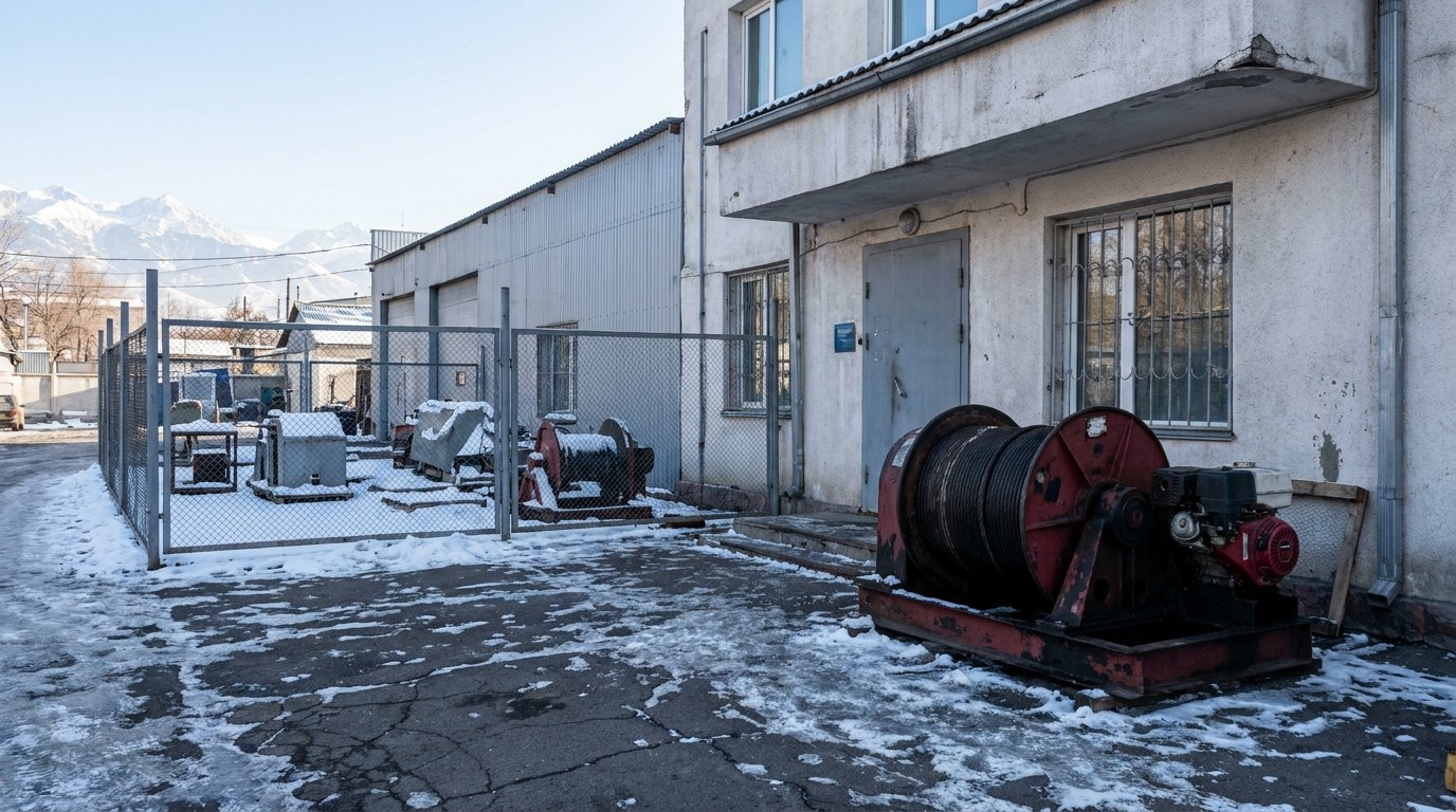офис и двор в Казахстане